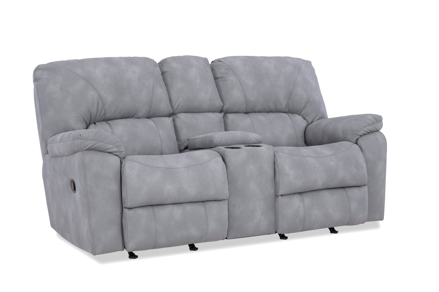 204 - 23 - 21 Rocking Loveseat - Pewter - American Furniture of Slidell
