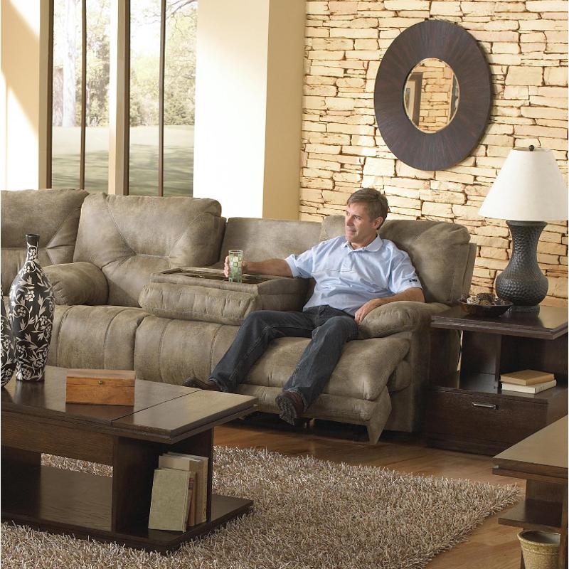 Catnapper Voyager Power Reclining Fabric and Leather Look Sofa 64381 1228-29/3028-29 IMAGE 3