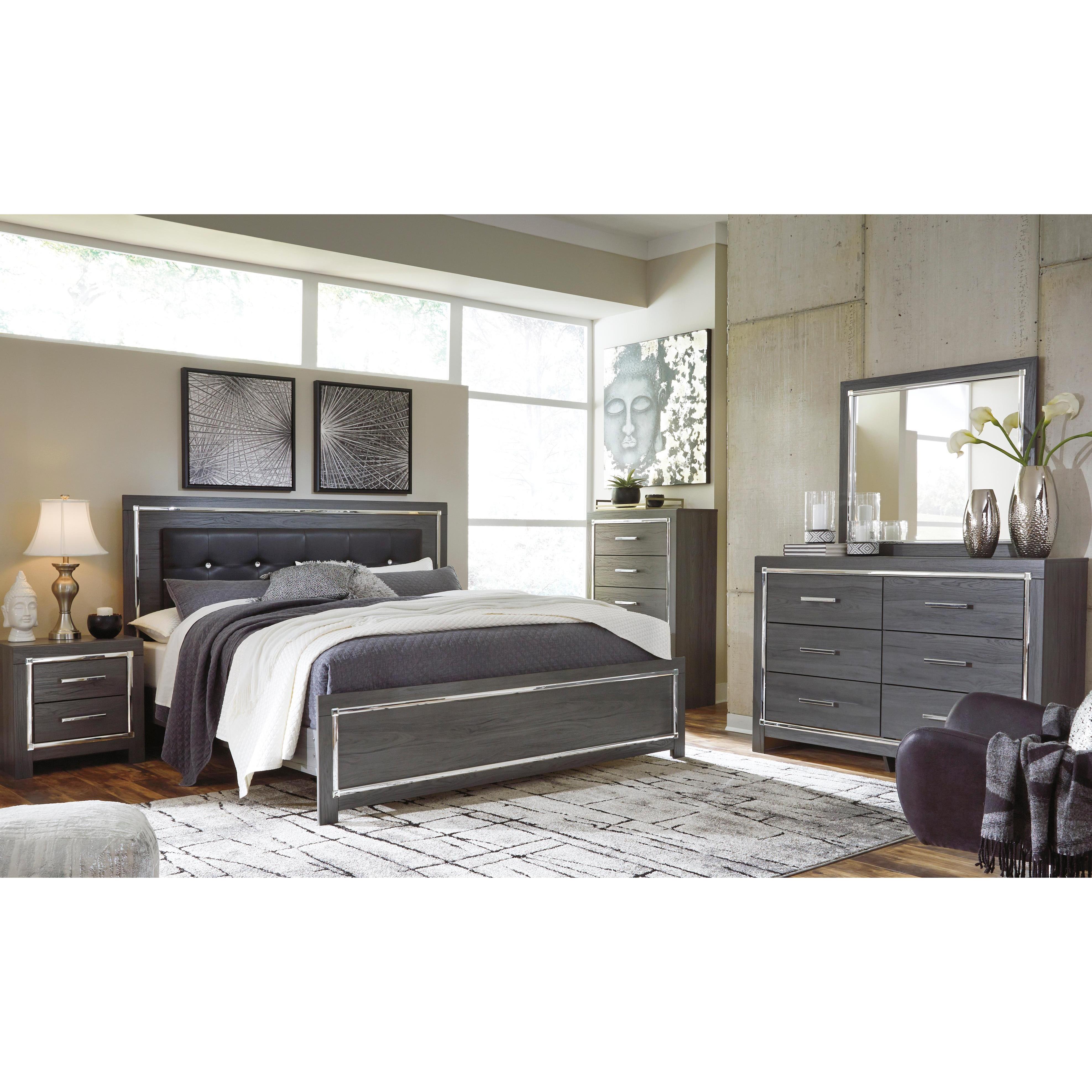 Signature Design by Ashley Lodanna B214 6 pc King Panel Bedroom