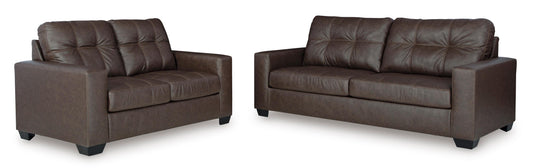 Benchcraft Barlin Mills 17003U1 2 pc Sofa and Loveseat Set IMAGE 2