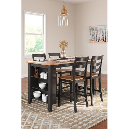 Signature Design by Ashley Gesthaven D396D2 5 pc Counter Height Dining Set IMAGE 2
