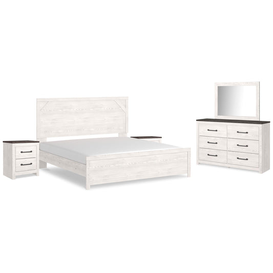 Signature Design by Ashley Gerridan B1190B19 7 pc King Panel Bedroom Set IMAGE 2