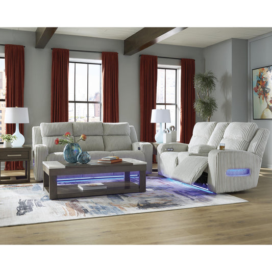 Signature Design by Ashley Forest Lake PC64203 2 pc Power Reclining Living Room Set IMAGE 2