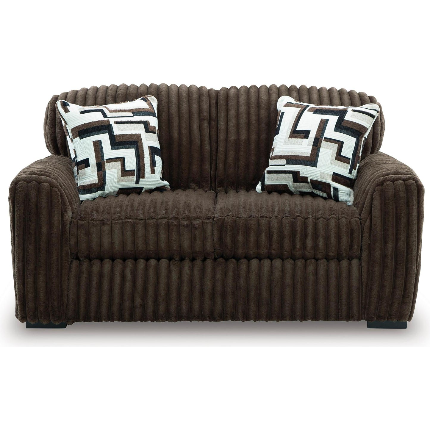Signature Design by Ashley Midnight-Madness 98104 2 pc Living Room Set - Chocolate IMAGE 3