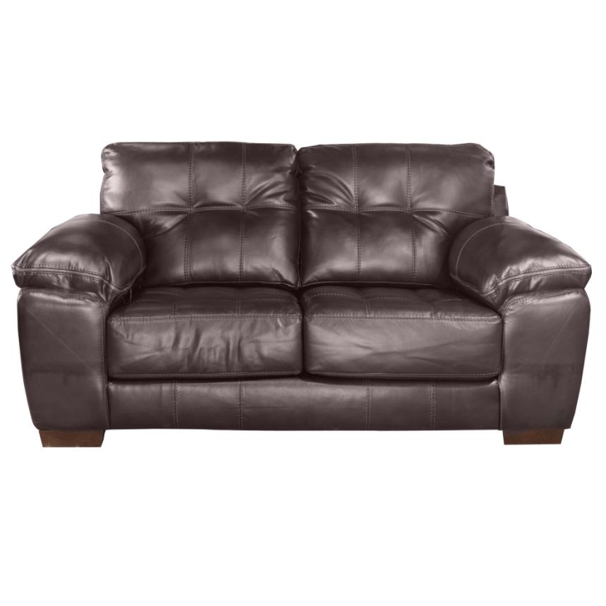 Jackson Furniture Hudson Stationary Fabric and Leather Look Loveseat 4396-02 1152-09/1252-09 IMAGE 1