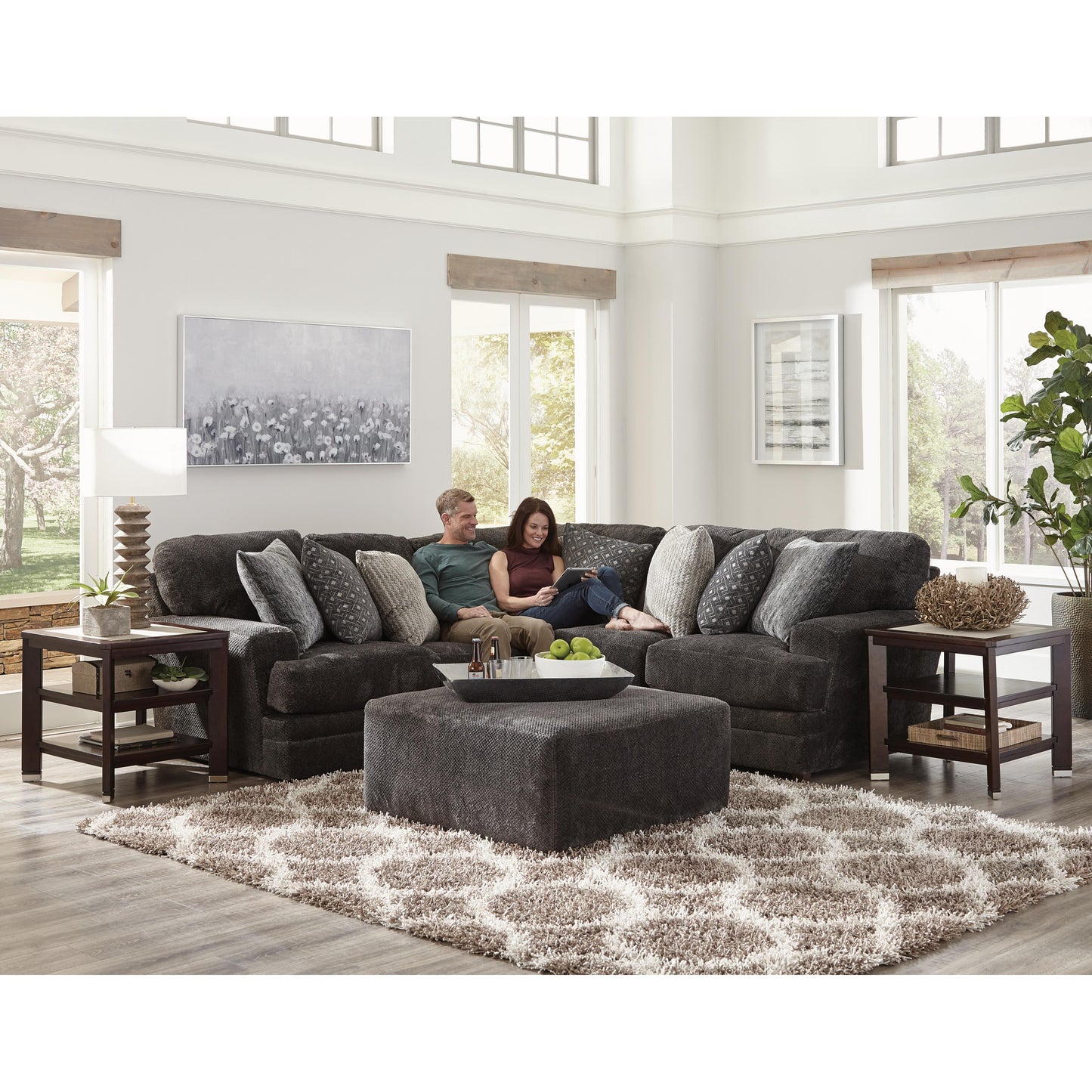 Jackson Furniture Mammoth Fabric 2 pc Sectional 4376-62 1806-58/2640-48|4376-42 1806-58/2640-48 IMAGE 2