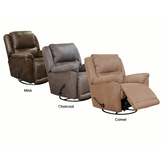 Catnapper Cole Swivel Glider Fabric Recliner 4566-5 1406-59 IMAGE 2