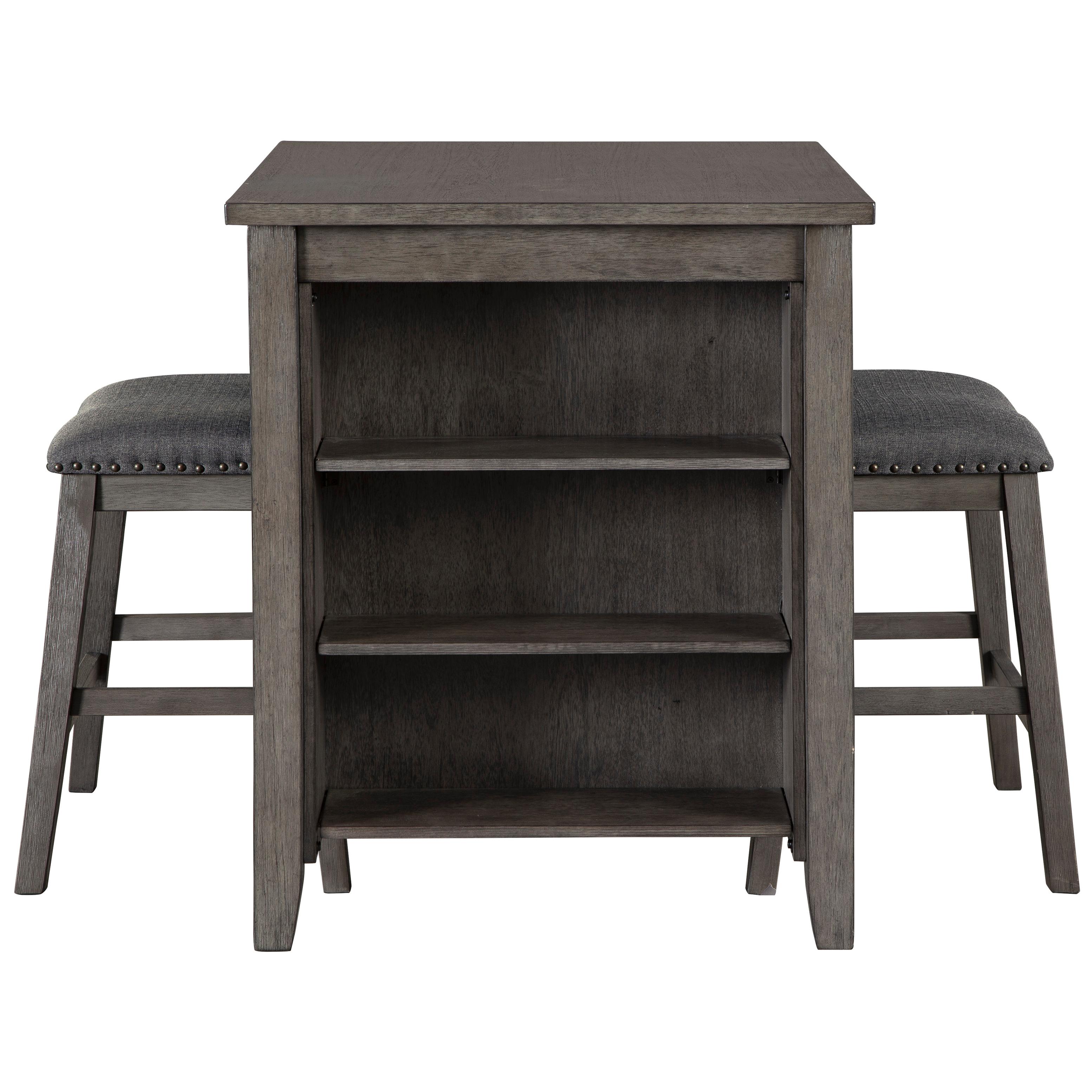Signature Design by Ashley Caitbrook 3 pc Counter Height Dinette D388-113 IMAGE 4