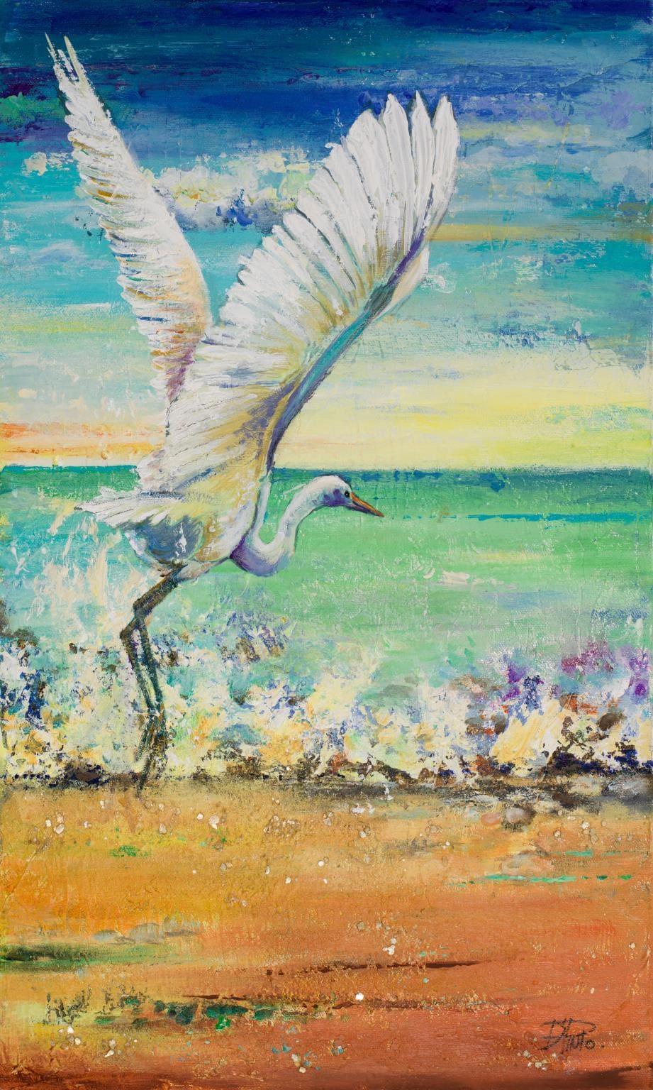 Great Egret I by Patricia Pinto Canvas Wall Art
