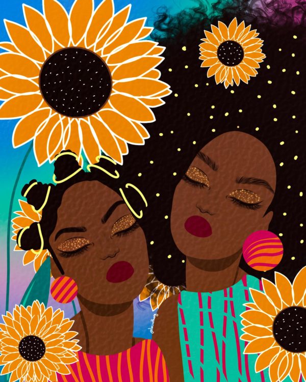 60664 Sunflower Women 45x60 Classy Art