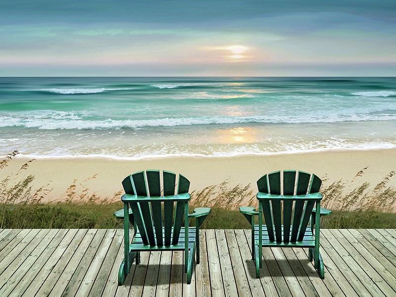 Boardwalk Sunset by Amber Sterling Canvas Wall Art