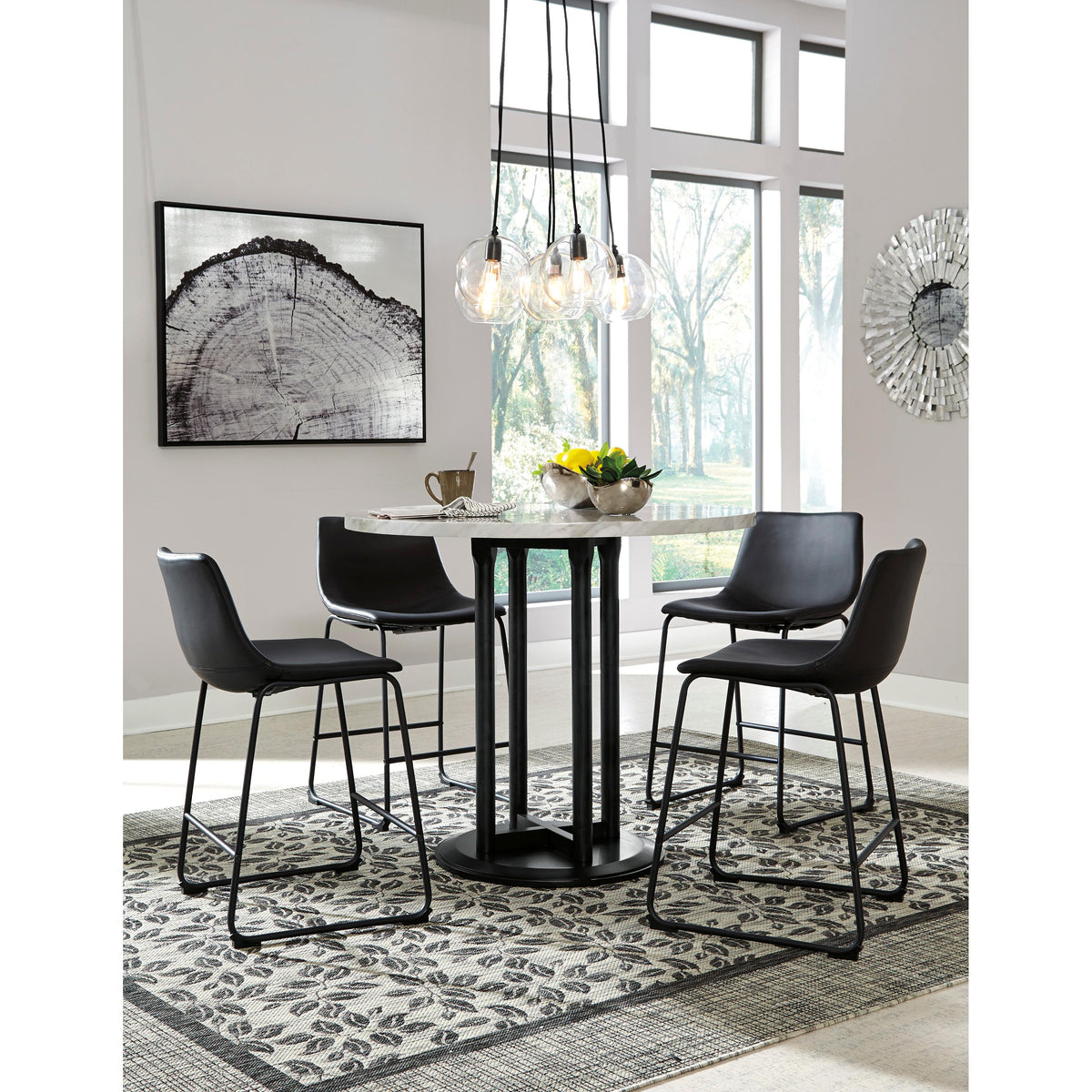 Signature Design by Ashley Centiar D372-624 Upholstered Barstool IMAGE 7