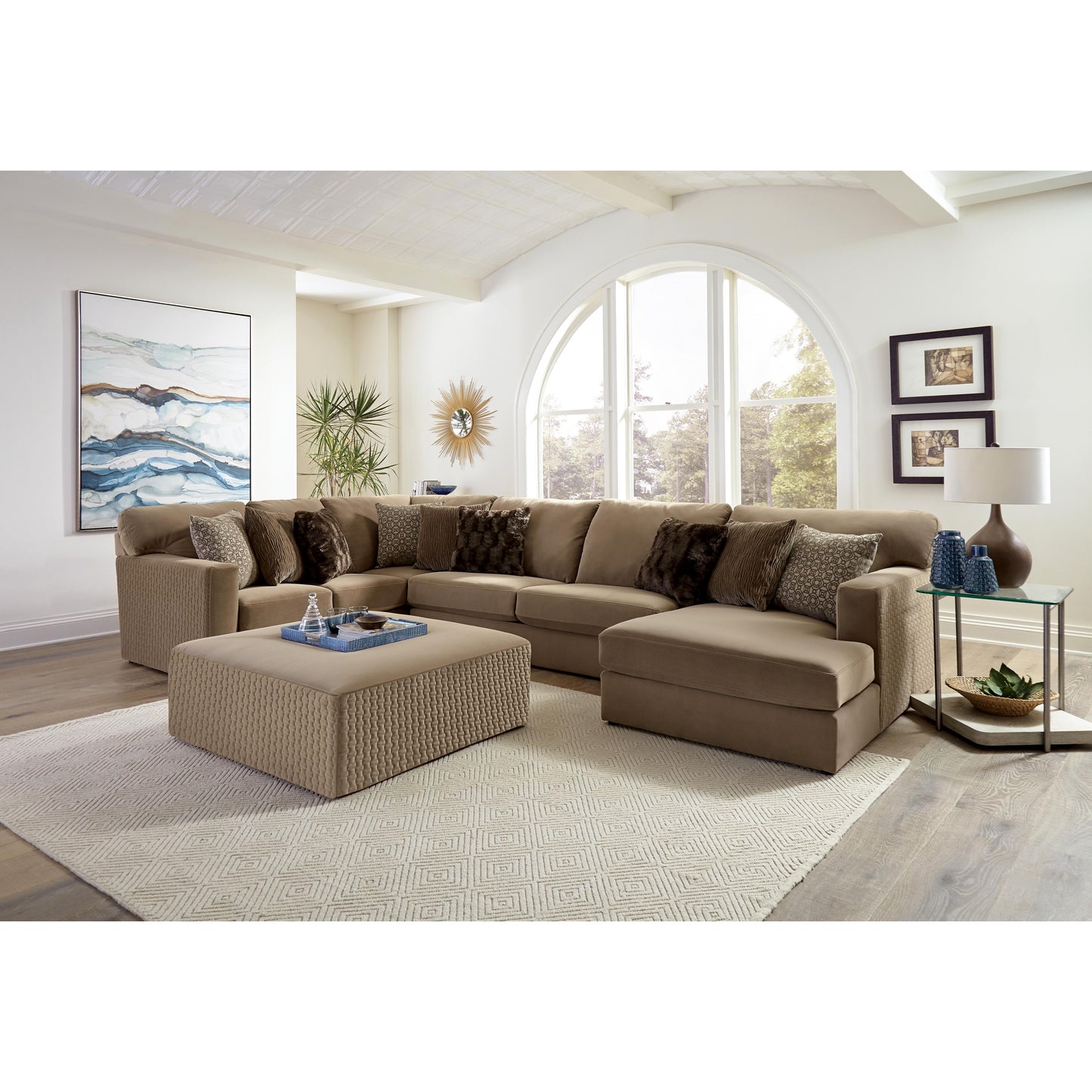 Jackson Furniture Carlsbad 3301 5 pc Sectional - Carob IMAGE 1