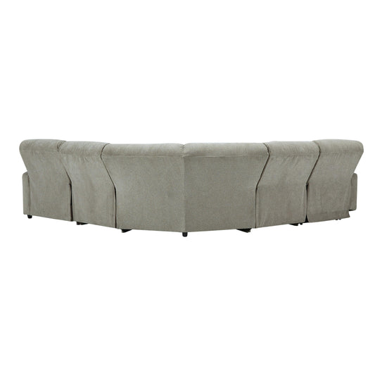 Signature Design by Ashley Colleyville 54405S14 5 pc Power Reclining Sectional with Chaise IMAGE 2