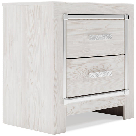 Signature Design by Ashley Altyra B2640-92 Two Drawer Night Stand IMAGE 2