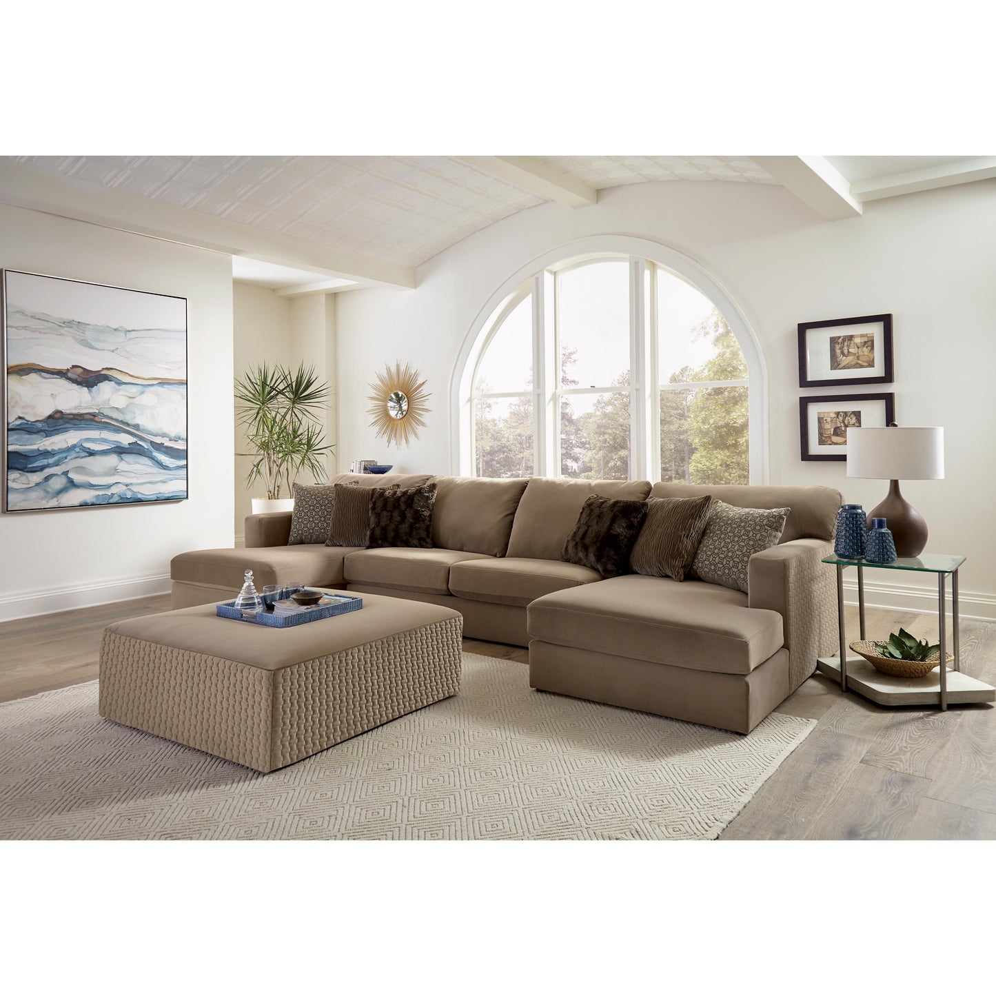 Jackson Furniture Carlsbad 3301 3 pc Sectional - Carob IMAGE 1