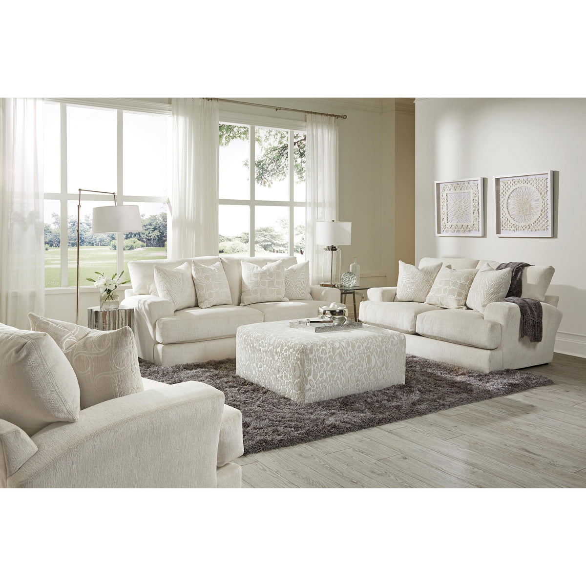 Jackson Furniture Lamar 4098-21 Swivel Chair - Cream IMAGE 2
