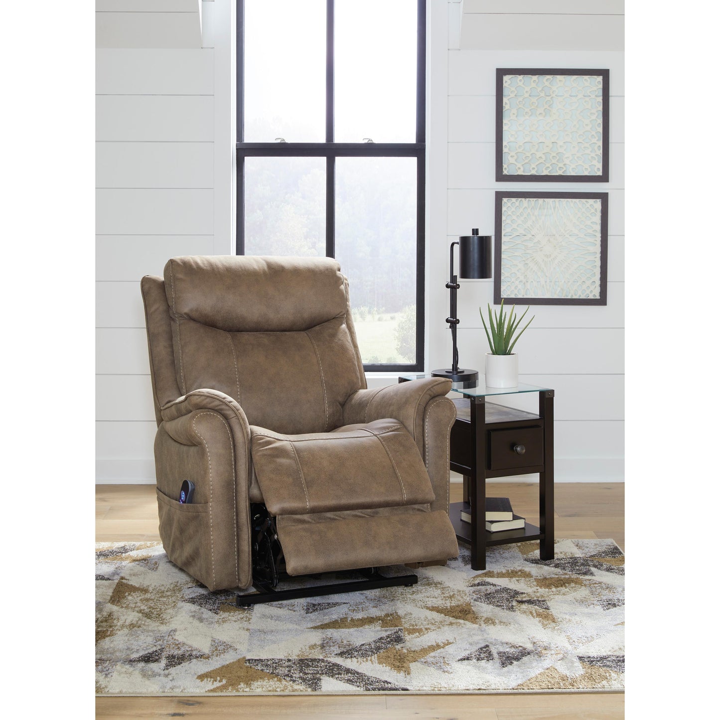 Signature Design by Ashley Lorreze Fabric Lift Chair with Heat and Massage 8530612 IMAGE 9