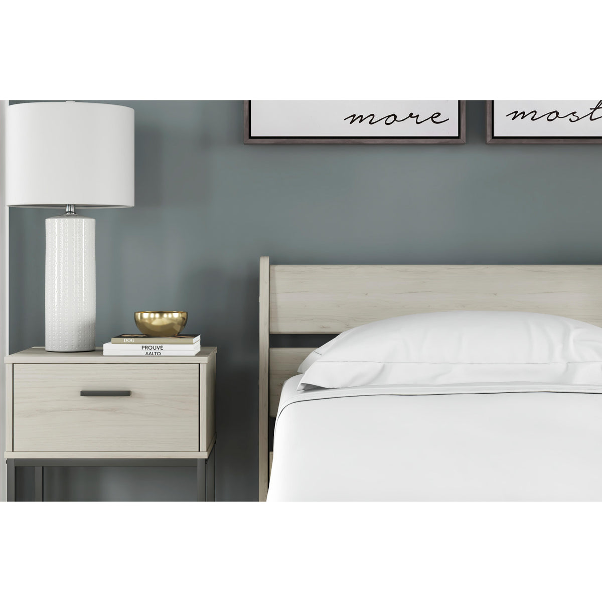 Signature Design by Ashley Socalle EB1864B3 Twin Panel Platform Bed IMAGE 6