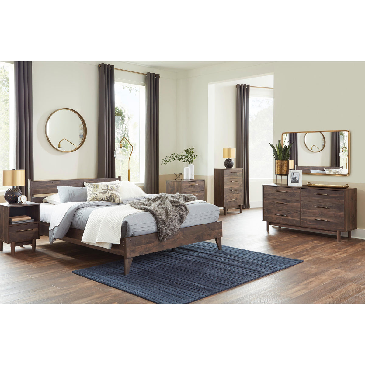 Signature Design by Ashley Calverson EB3660B1 Queen Panel Platform Bed IMAGE 9