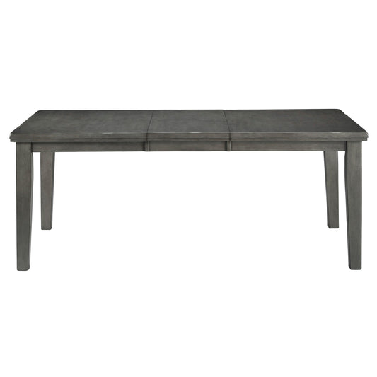 Signature Design by Ashley Hallanden D589-35 Rectangular Dining Room Butterfly Extension Table IMAGE 2