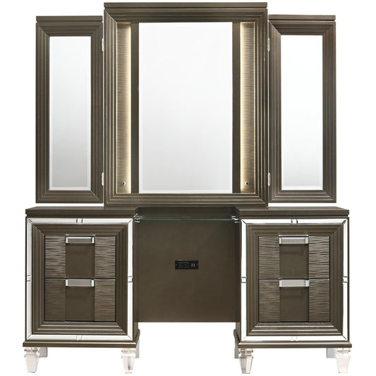 Elements International Twenty Nine TN600VT Vanity Set w/LED and USB Plug IMAGE 2