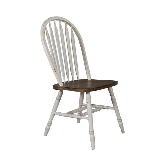 Liberty Furniture Industries Inc. Carolina Crossing 186W-C1000S Windsor Side Chair - White IMAGE 2