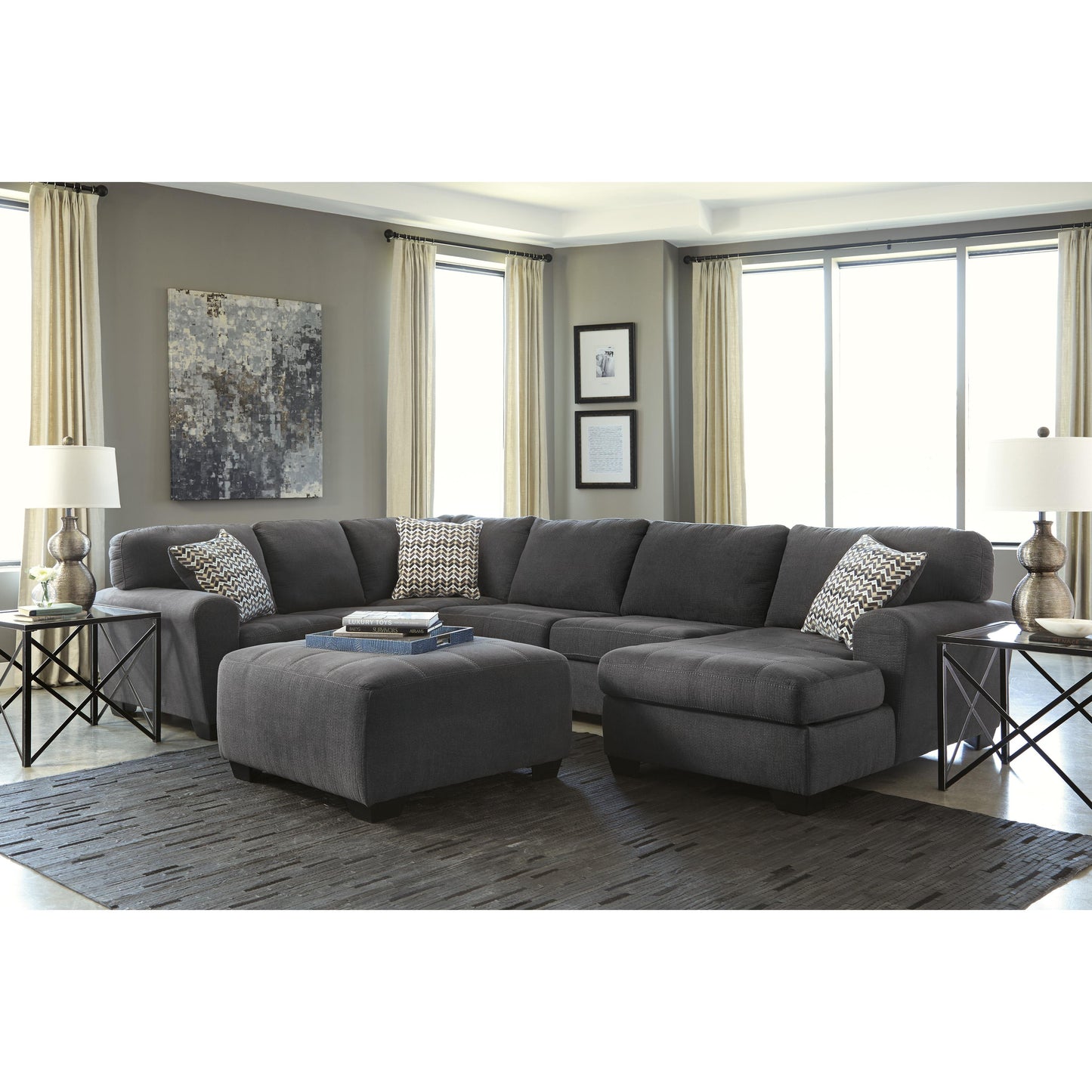 Benchcraft Ambee 2862008 Oversized Accent Ottoman IMAGE 4