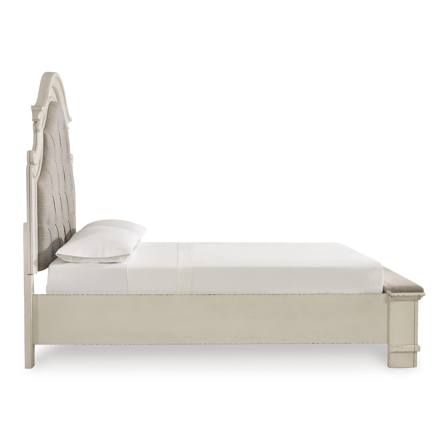 Signature Design by Ashley Realyn Queen Upholstered Platform Bed B743-57/B743-54S/B743-196 IMAGE 3