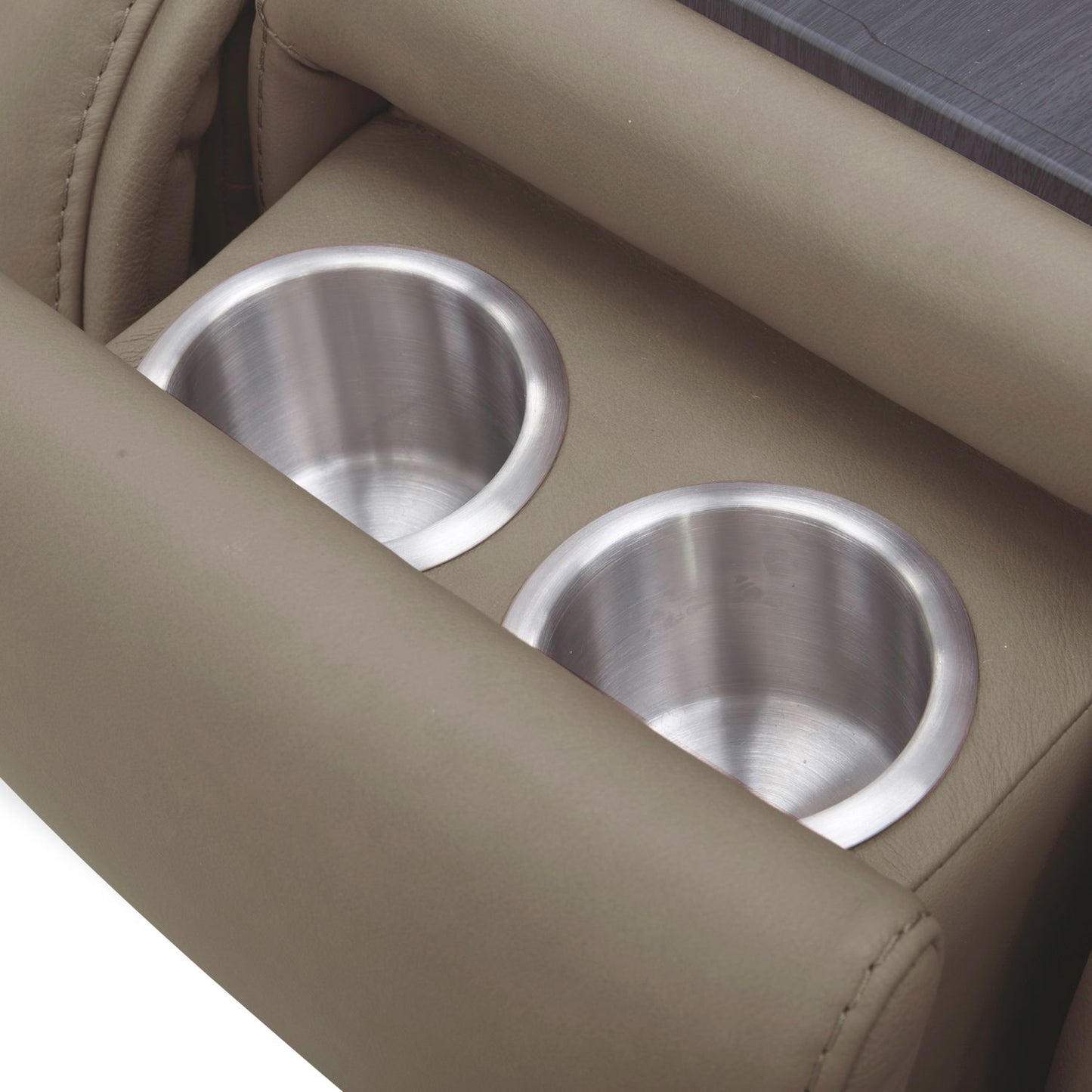 Cora Reclining Loveseat W/Console in Aline Cashmere Leather by Liberty Furniture