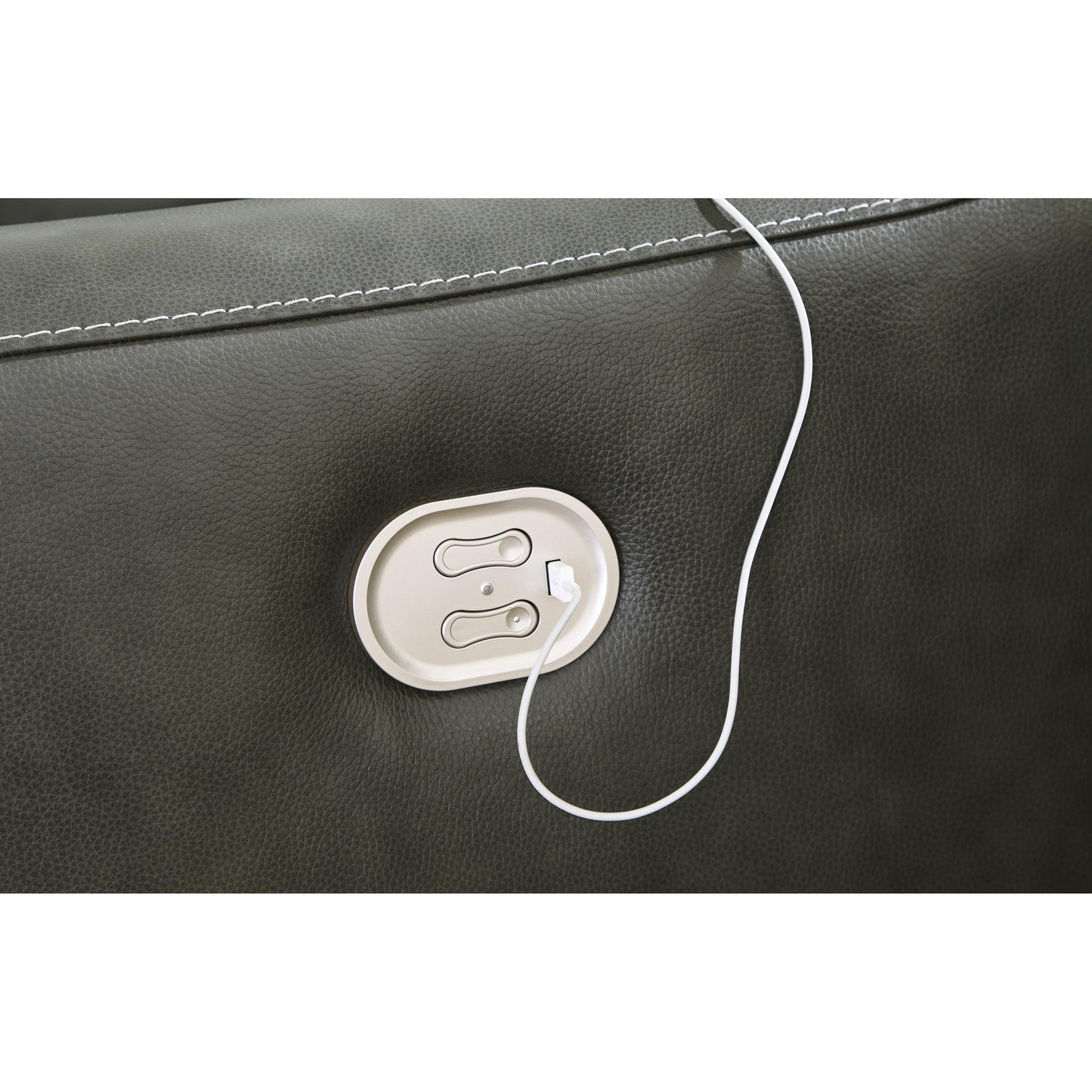 Signature Design by Ashley Center Line U63404S2 3 pc Power Reclining Loveseat with Console IMAGE 4
