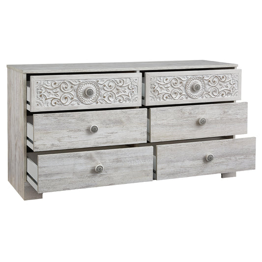 Signature Design by Ashley Paxberry EB1811-231 Six Drawer Dresser | American Furniture of Slidell