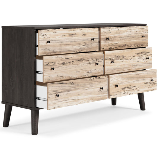 Signature Design by Ashley Piperton EB5514-231 Six Drawer Dresser | American Furniture of Slidell