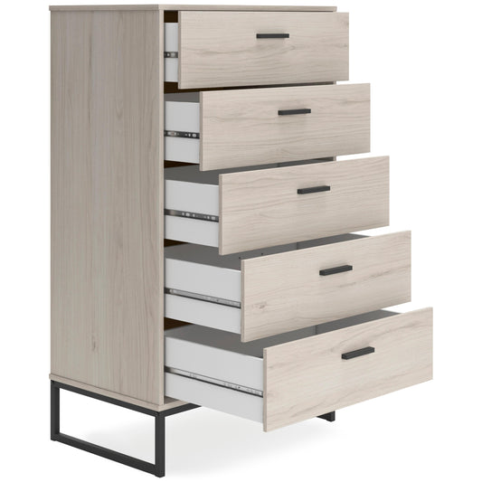 Signature Design by Ashley Socalle EB1864-245 Five Drawer Chest | American Furniture of Slidell