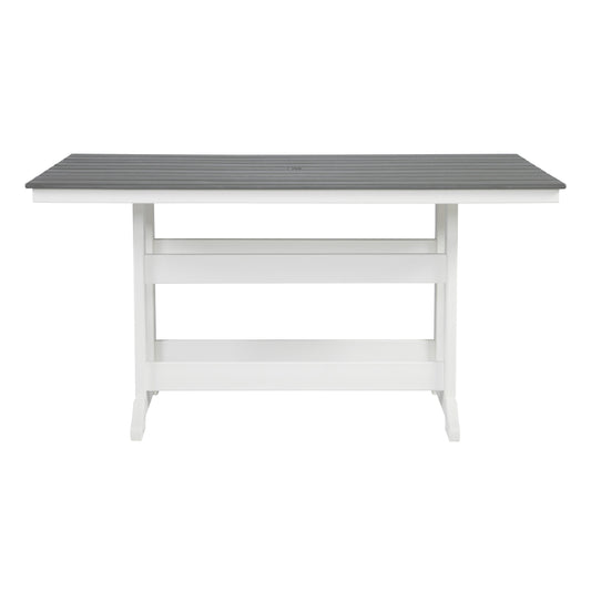 Signature Design by Ashley Transville P210-642 Rectangular Counter Table with Umbrella Option | American Furniture of Slidell
