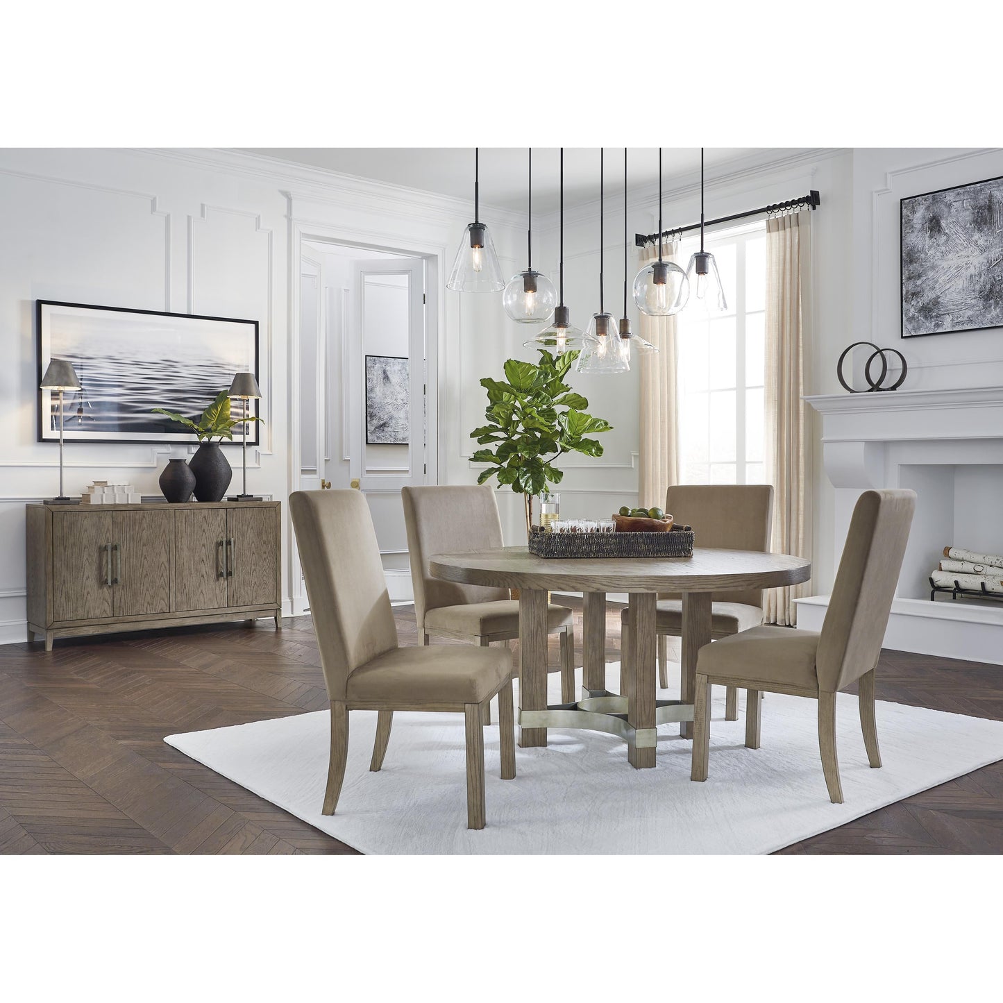Signature Design by Ashley Chrestner D983-01 Dining Upholstered Side Chair | American Furniture of Slidell