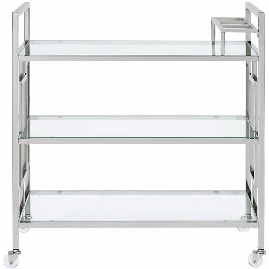 Elements International Ezra Serving Bar Cart IMAGE 2