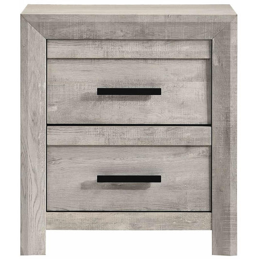 Elements International Ellen EL700NS Nightstand - White IMAGE 2
