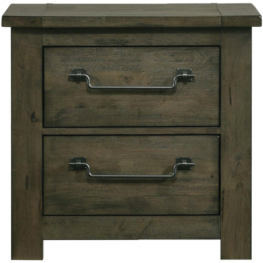 Elements International Maverick 2-Drawer Nightstand MV550NS IMAGE 2