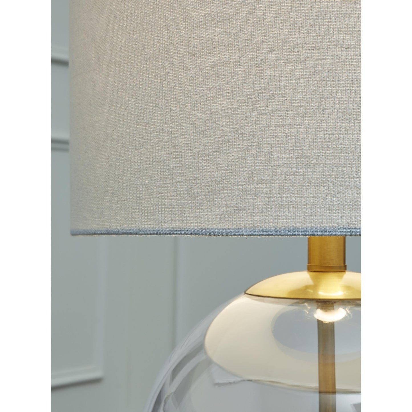 Signature Design by Ashley Samder L430744 Glass Table Lamp | American Furniture of Slidell