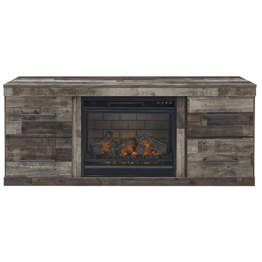 Signature Design by Ashley Derekson EW0200W7 TV Stand with Electric Fireplace IMAGE 2
