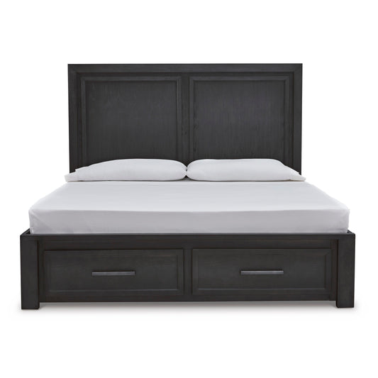 Signature Design by Ashley Foyland B989B4 King Panel Storage Bed IMAGE 2
