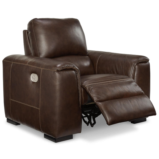 Signature Design by Ashley Alessandro U2550213 Power Recliner with Adjustable Headrest | American Furniture of Slidell