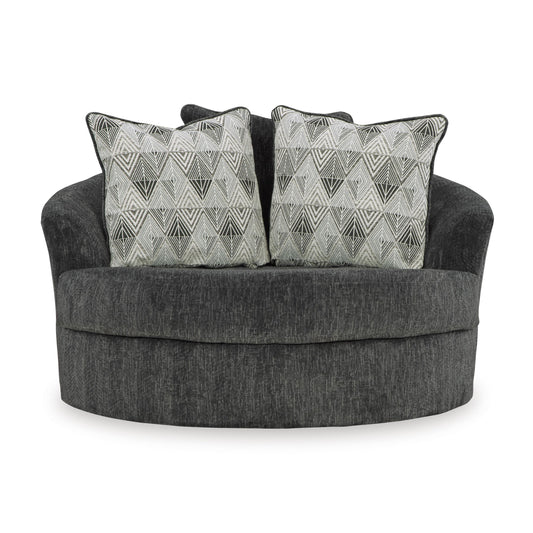 Signature Design by Ashley Biddeford 3550421 Oversized Swivel Accent Chair IMAGE 2