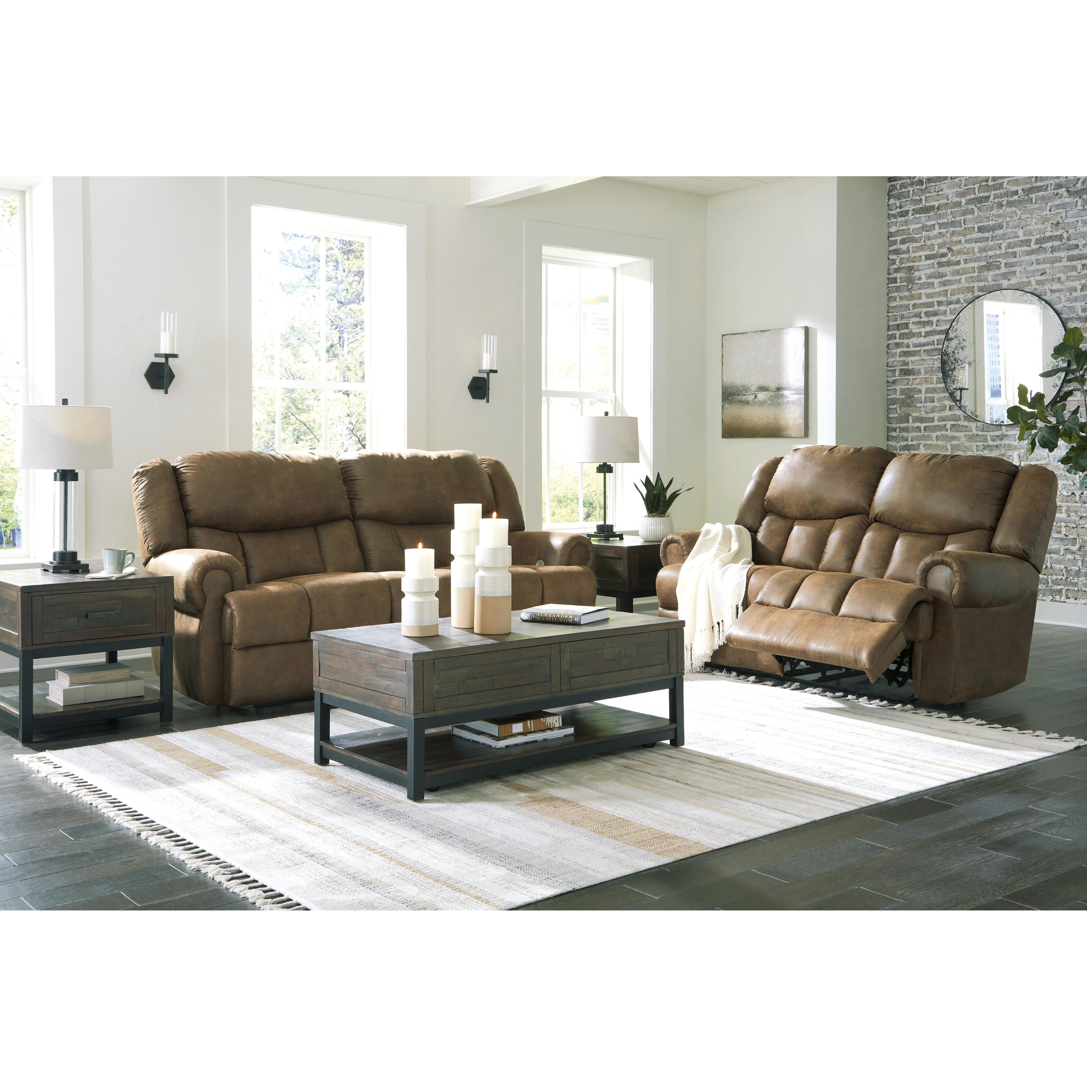Signature Design by Ashley Boothbay Power Reclining Leather Look Sofa 4470447 IMAGE 8