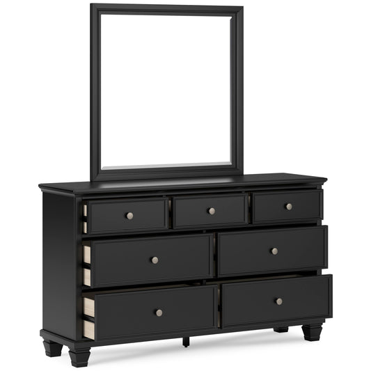 Signature Design by Ashley Lanolee B687B1 Dresser and Mirror IMAGE 2
