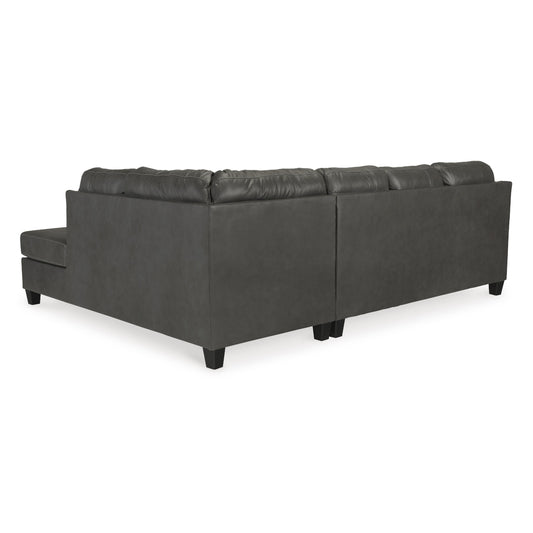 Signature Design by Ashley Valderno 47804S1 2 pc Sectional with Chaise IMAGE 2