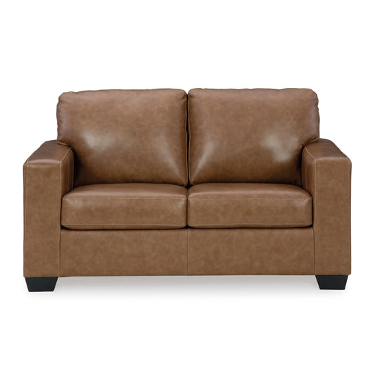 Signature Design by Ashley Bolsena Stationary Leather Match Loveseat 5560335 IMAGE 2