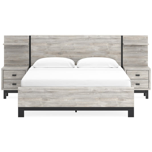 Signature Design by Ashley Vessalli B1036B8 King Panel Bed with Extensions IMAGE 2
