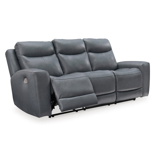 Signature Design by Ashley Mindanao U5950415 Power Reclining Sofa with Adjustable Headrest IMAGE 2
